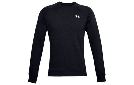 Under Armour安德玛 Rival Cotton 训练运动圆领卫衣 男款 黑色 / Худи Under Armour Rival Cotton 1357104-001