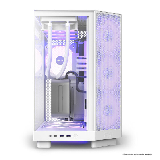 NZXT H6 Flow Compact Dual Chamber Case Matt