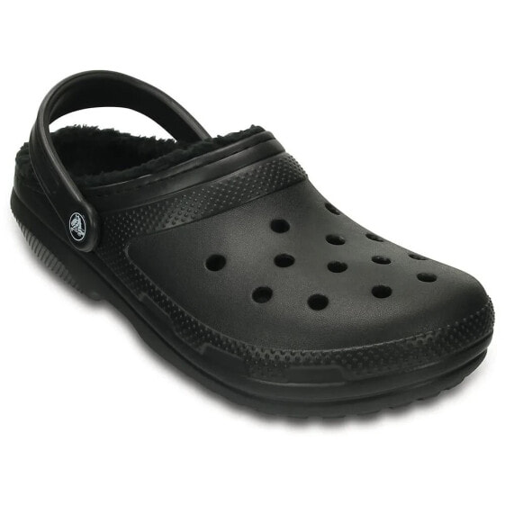 Теплые детские сабо для мальчиков Crocs Classic Lined Clogs