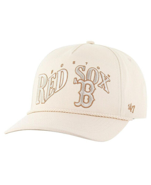 Men's Cream Boston Red Sox Neutral Wave Rope Hitch Adjustable Hat