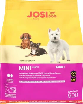 Trockenfutter Hund Mini für kleine Rassen mit Mais & Geflügel, 900 g