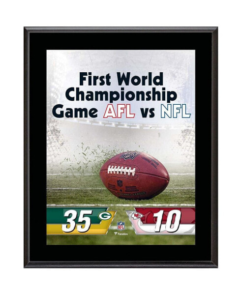 Green Bay Packers vs. Kansas City Chiefs Super Bowl I 10.5" x 13" Sublimated Plaque