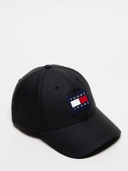 Tommy Jeans flag urban cap in black