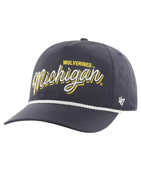 Men's Navy Michigan Wolverines Fairway Hitch Adjustable Hat