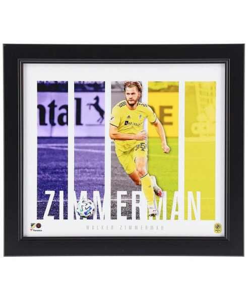 Walker Zimmerman Nashville SC Framed 15" x 17" Player Panel Collage