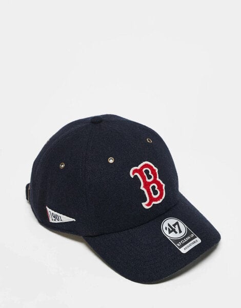 47 Brand – Boston Red Sox – Cord-Kappe in Marineblau