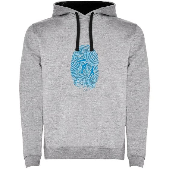 KRUSKIS Triathlon Fingerprint Two-Colour hoodie