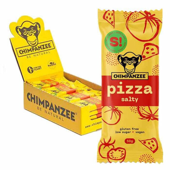 CHIMPANZEE Vegan/Free Gluten 50g Pizza Energy Bars 20 Units