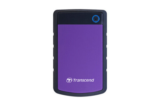 Transcend StoreJet 25H3 4TB Purple - 4000 GB - 2.5" - 3.2 Gen 1 (3.1 Gen 1) - Black - Purple