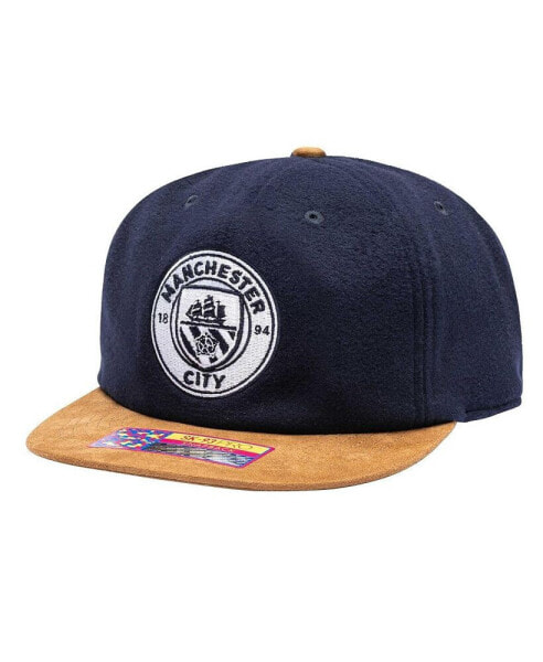 Men's Navy Manchester City Lafayette Snapback Hat