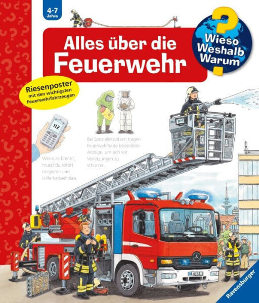 Детская книга Ravensburger Всё о пожарных
