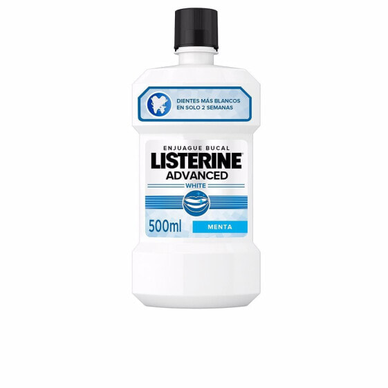 Listerine Advanced White Mouthwash Отбеливающий ополаскиватель с мятным вкусом 500 мл