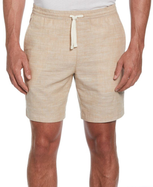 Men's Cross-Dyed Slub Drawstring 8" Shorts