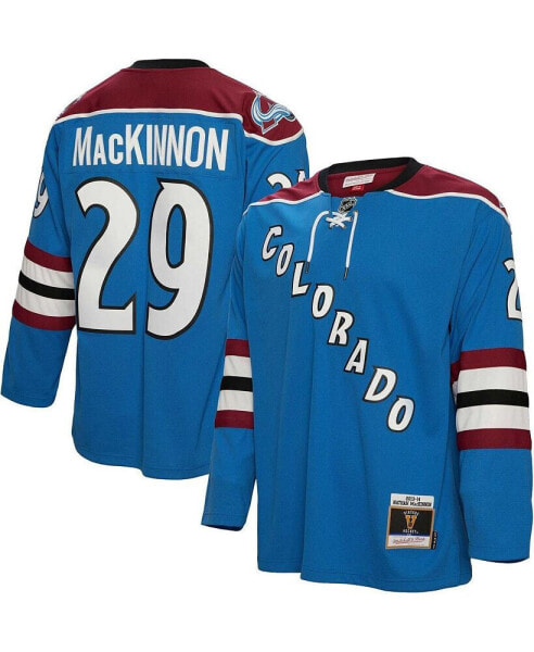 Men's Nathan MacKinnon Blue Colorado Avalanche Big and Tall 2013 Blue Line Player Jersey