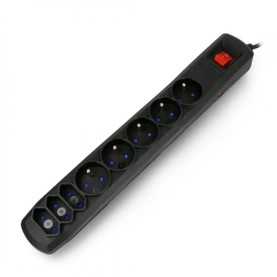 Power strip with protection Armac R8 black - 8 sockets - 3m