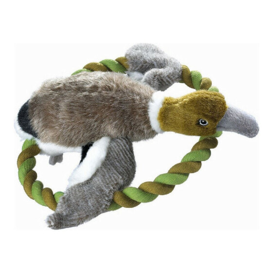 Игрушка для собак плюшевая Hunter Wildlife Train Утка с веревкой (26 cm)