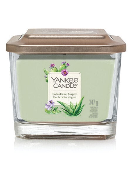 Aromatic candle medium square Cactus Flower & Agave 347 g