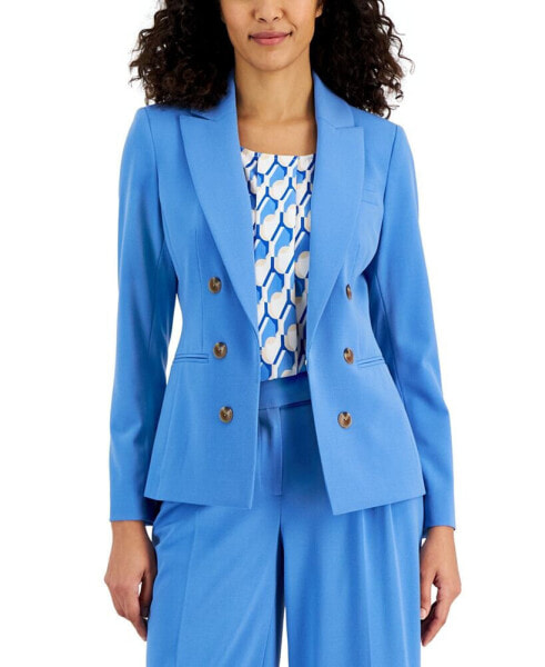 Women's Faux Double-Breasted Blazer