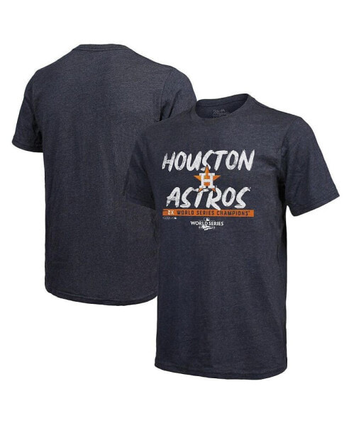 Men's Threads Navy Houston Astros 2022 World Series Champions Still Here Tri-Blend T-shirt