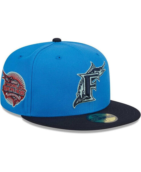 Men's Royal Florida Marlins 59FIFTY Fitted Hat