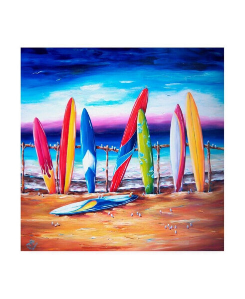 Deborah Broughton Surf Surfect 2 Canvas Art - 15.5" x 21"