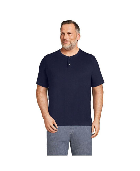 Big & Tall Short Sleeve Super-T Henley T-Shirt