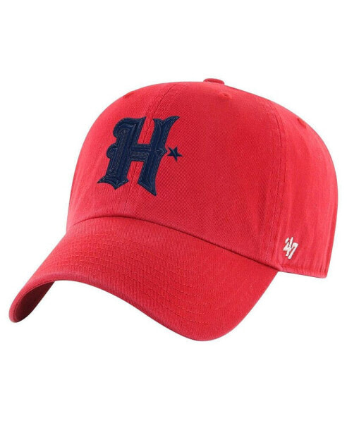 47 Brand Men's Red Houston Texans Secondary Clean Up Adjustable Hat