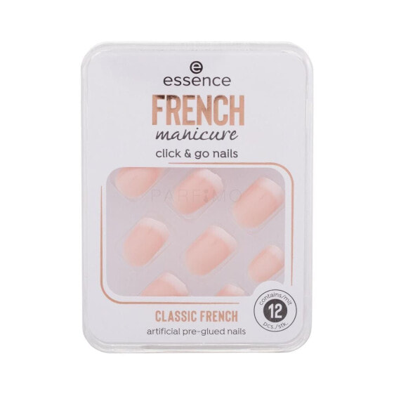 Essence French Manicure Click & Go Nails 12 St. kunstnägel für Frauen Kunstnägel 12 St.