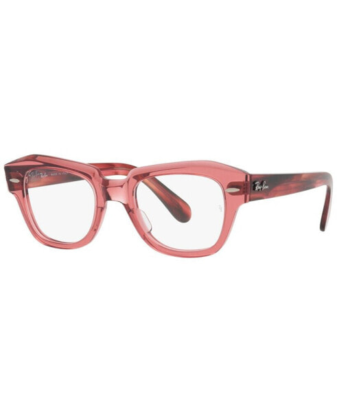 RB5486 State Street Unisex Irregular Eyeglasses