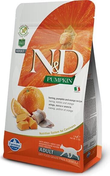 Farmina Pet Foods N&d Kot 300g Pumpkin Herring Orange