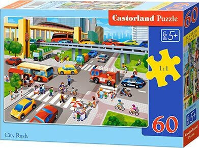 Castorland Puzzle City Rush 60 elementów (287338)