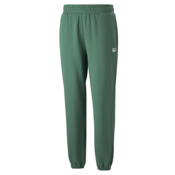 Puma Downtown Sweatpants Mens Green Casual Athletic Bottoms 53825037