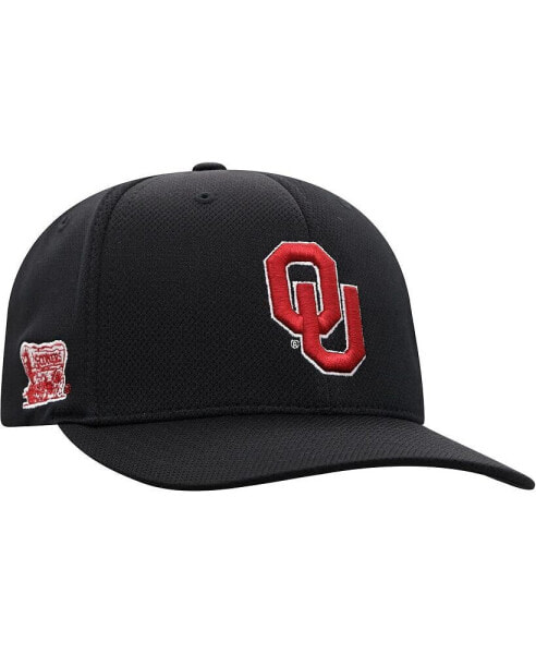 Men's Black Oklahoma Sooners Reflex Logo Flex Hat