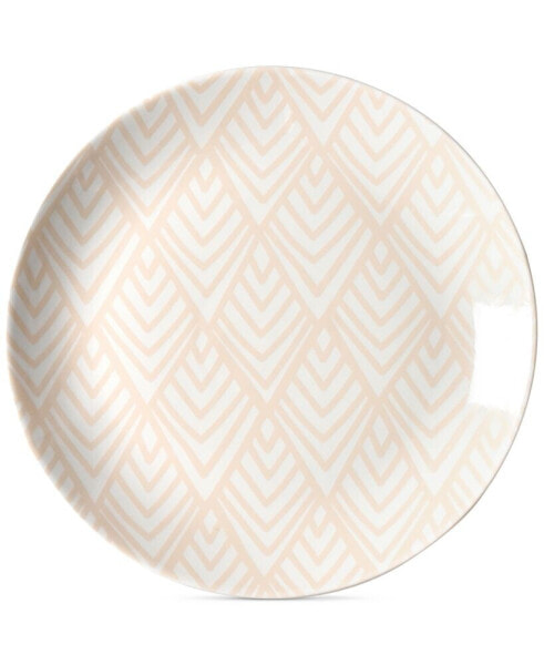 by Laura Johnson Blush Layered Diamond Dinner Plate