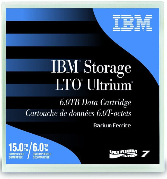IBM LTO Ultrium 7 Data Cartridge - Blank data tape - LTO - 6000 GB - 15000 GB - LTO Ultrium 7 - 2.5:1