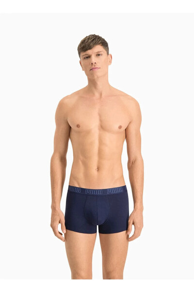 Трусы мужские PUMA BASIC TRUNK 2P синие 93501506