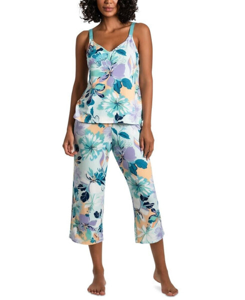 Women's 2-Pc. Perrine Cropped Pajamas Set