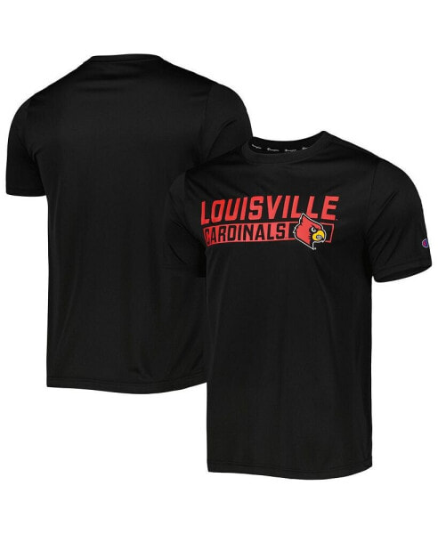 Men's Black Louisville Cardinals Impact Knockout T-shirt