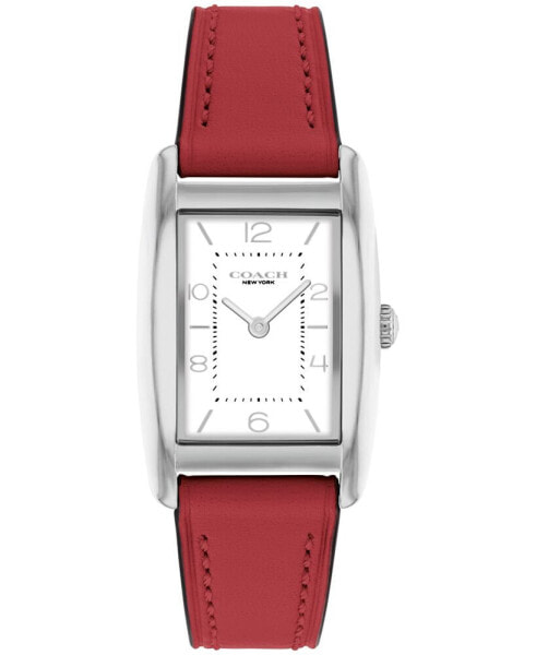 Часы COACH Women's Resse Red Leather Watch