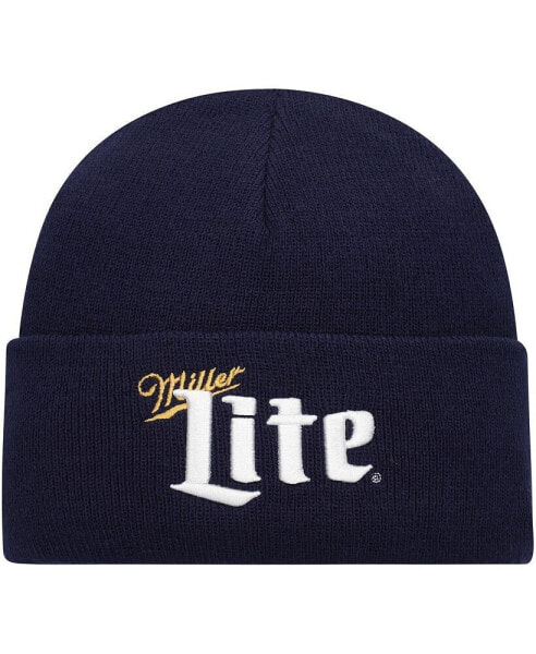 Men's Navy Miller Lite Cuffed Knit Hat