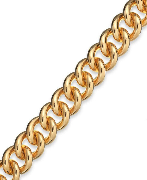 Curb Link Bracelet in 14k Gold over Resin