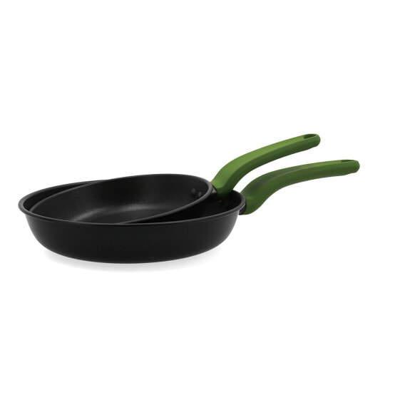 Set of pans Quid Vitae Carbon steel Black (2 Pieces)