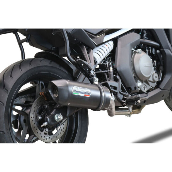 GPR EXHAUST SYSTEMS Furore Nero CF Moto 650 GT 2022-2024 E5 Oval not homologated slip on muffler