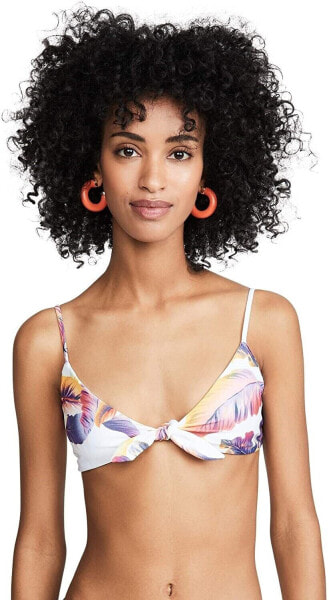 LSpace Women's 189059 Flashback Bralette Sunset Palm Bikini Top Swimwear Size S