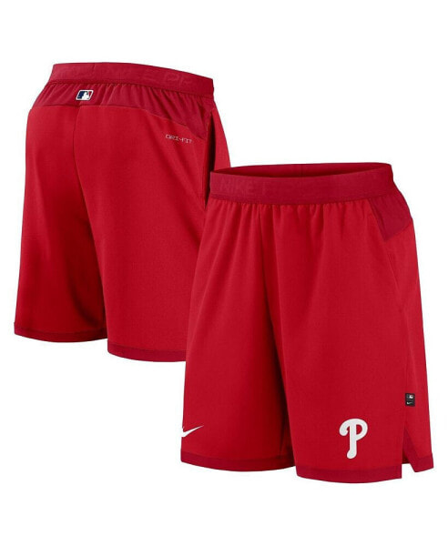 Men's Red Philadelphia Phillies Authentic Collection Flex Vent Performance Shorts