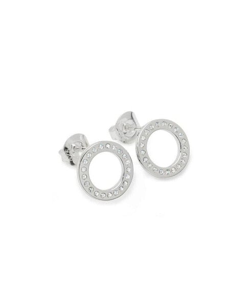 Art Deco Halo Studs Earrings