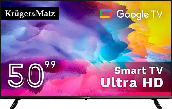 Telewizor Kruger&Matz KM0250UHD-SA LED 50'' 4K Ultra HD Google TV