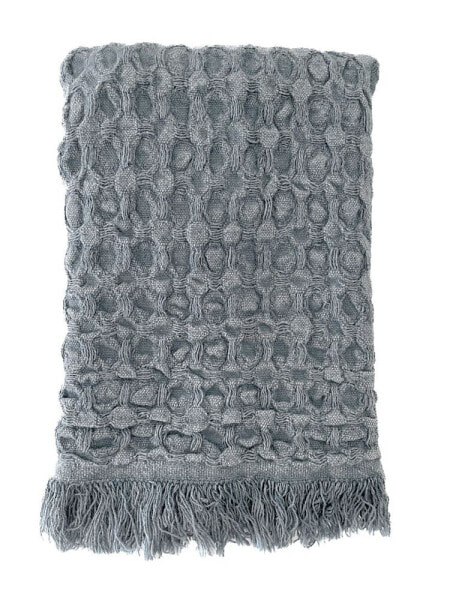 Charcoal Grey Turkish Cotton Waffle Hand Towel- Set of 2