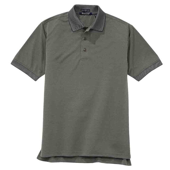 River's End Upf 30+ Jacquard Short Sleeve Polo Shirt Mens Green Casual 3696-OL