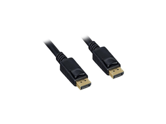 Nippon Labs 28AWG DisplayPort 1.2 Cable With Latch Male to Male, Supports 4K@60H